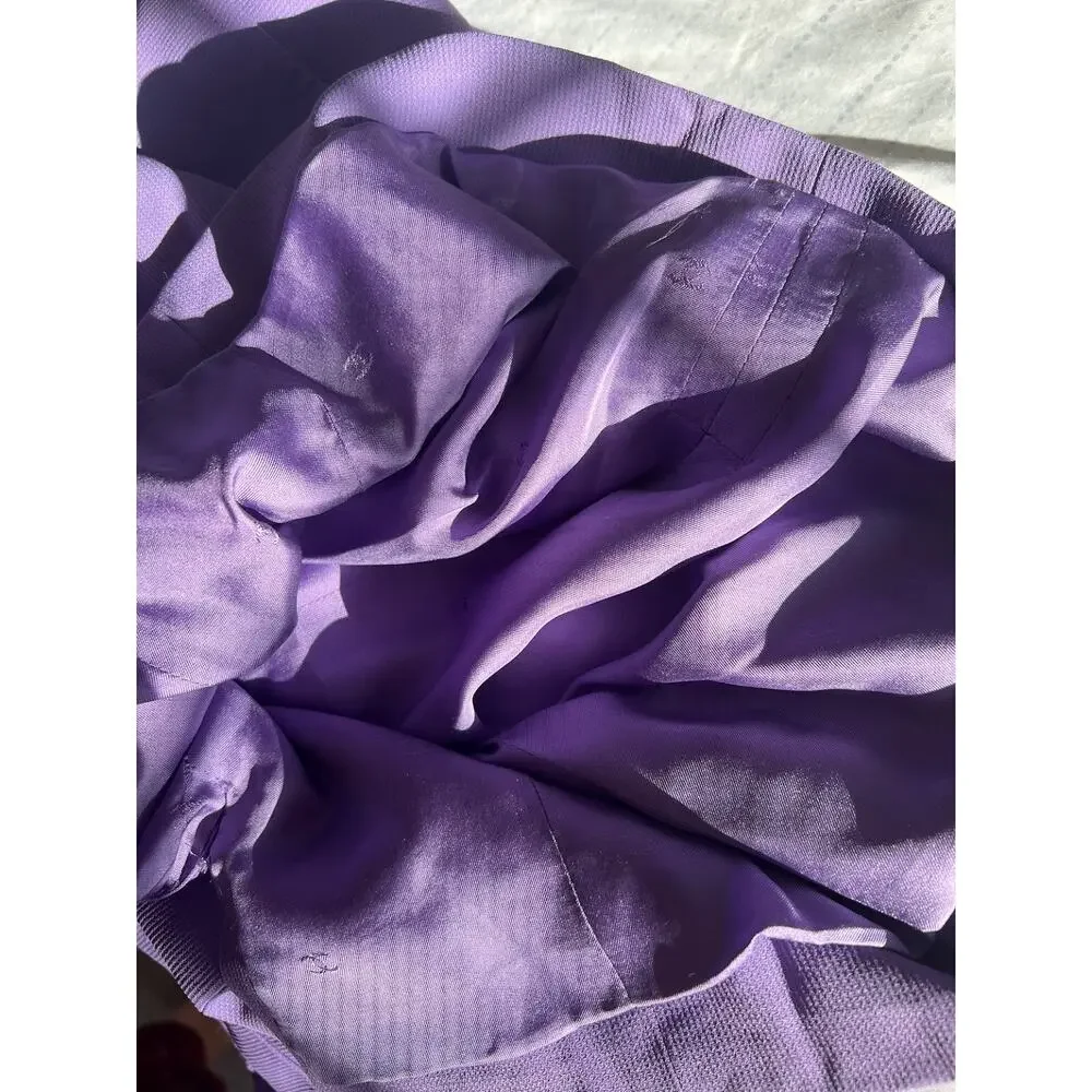 1997 Purple Chanel Sheath Dress